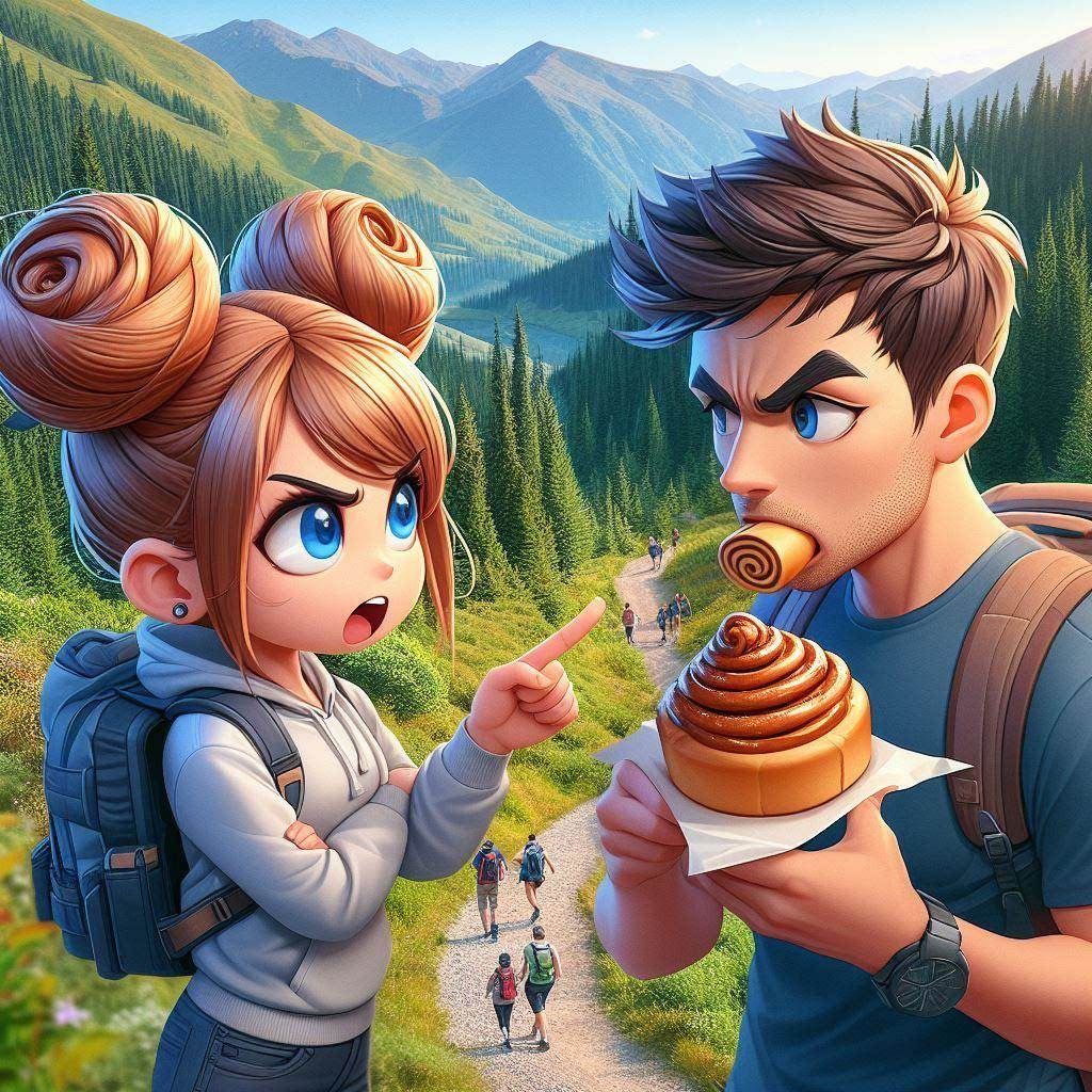 Just cinnamon rolls with who stole the buns variation series...