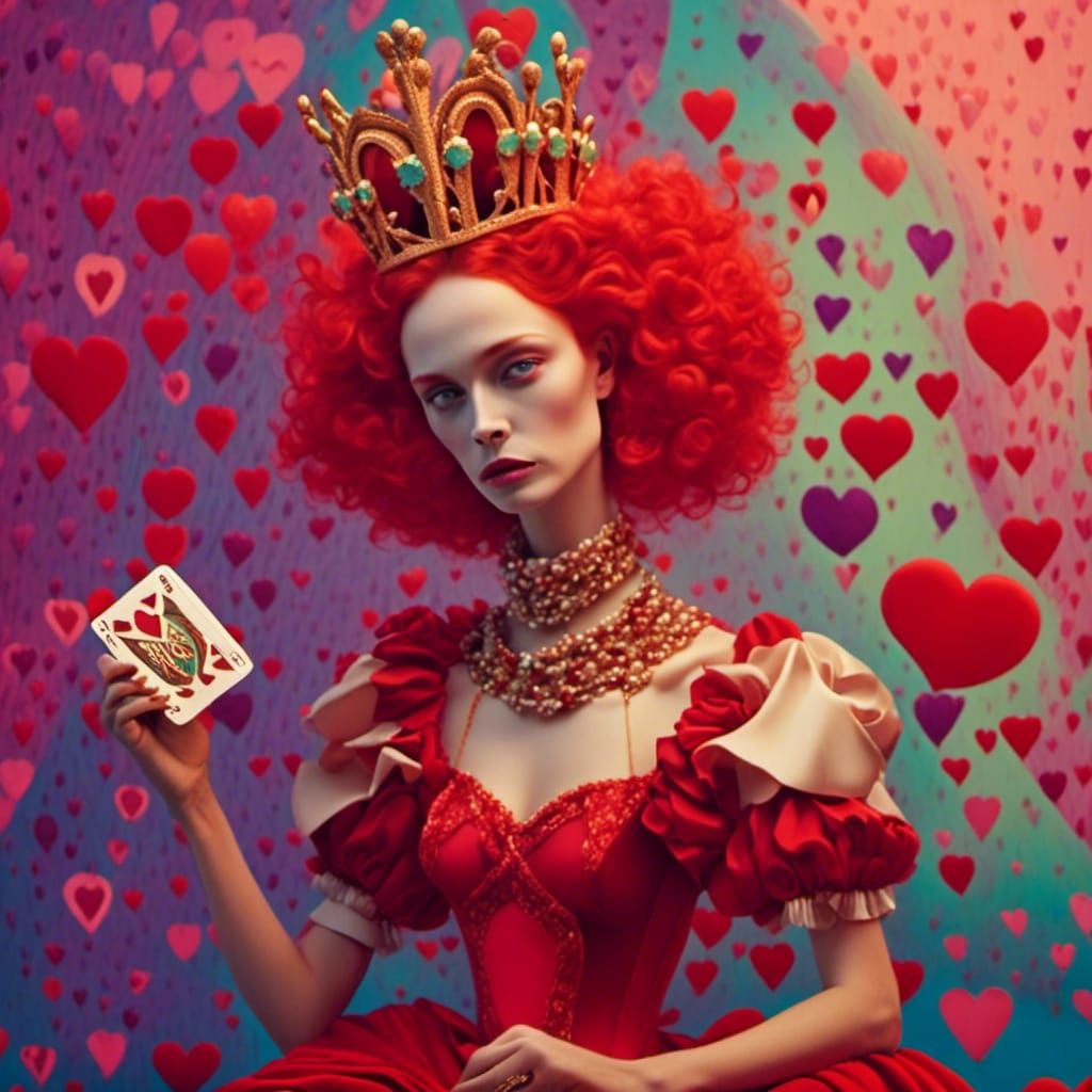 The queen of hearts, <lora:lush:1.0>