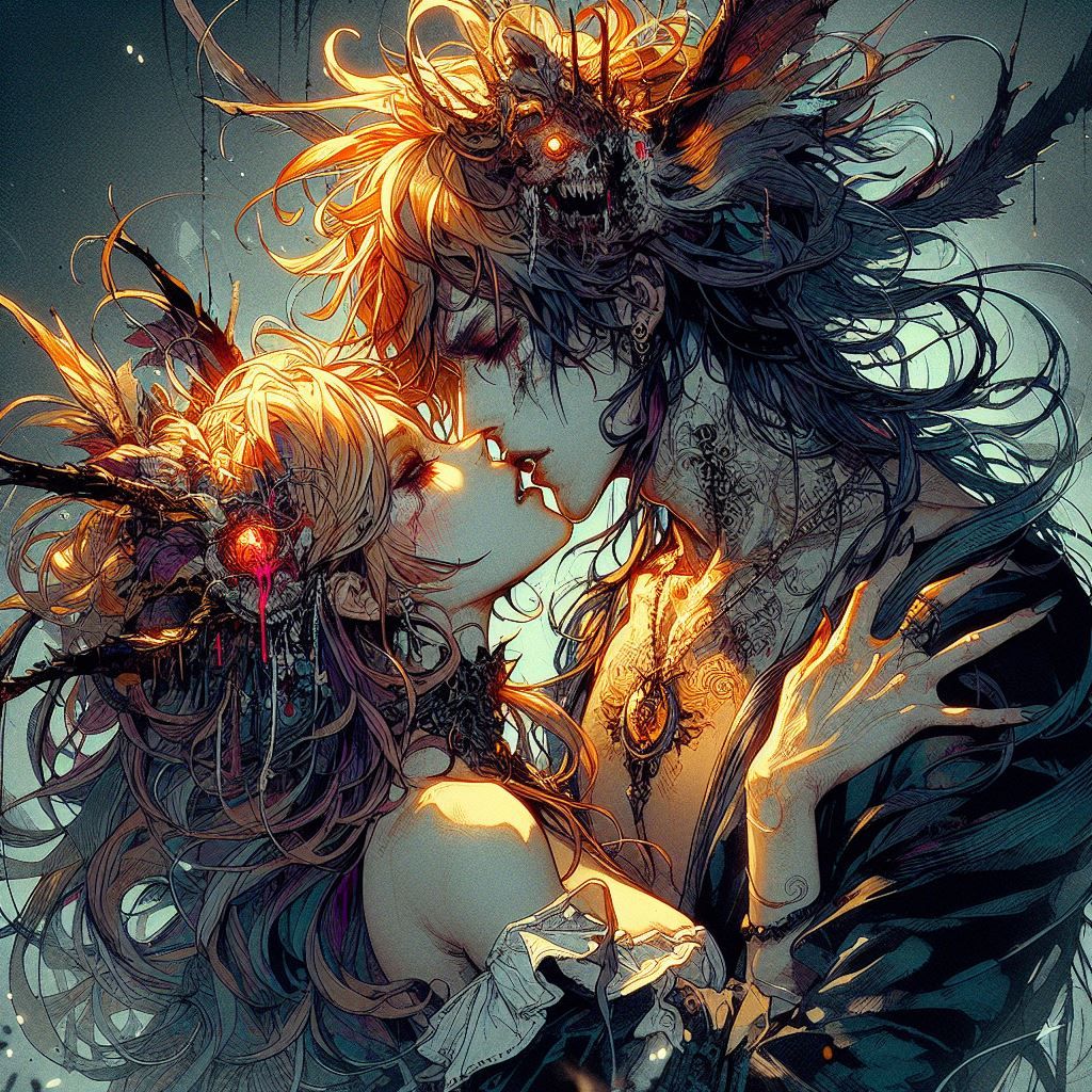 D3 Dark and Twisted Romance - AI Generated Artwork - NightCafe Creator