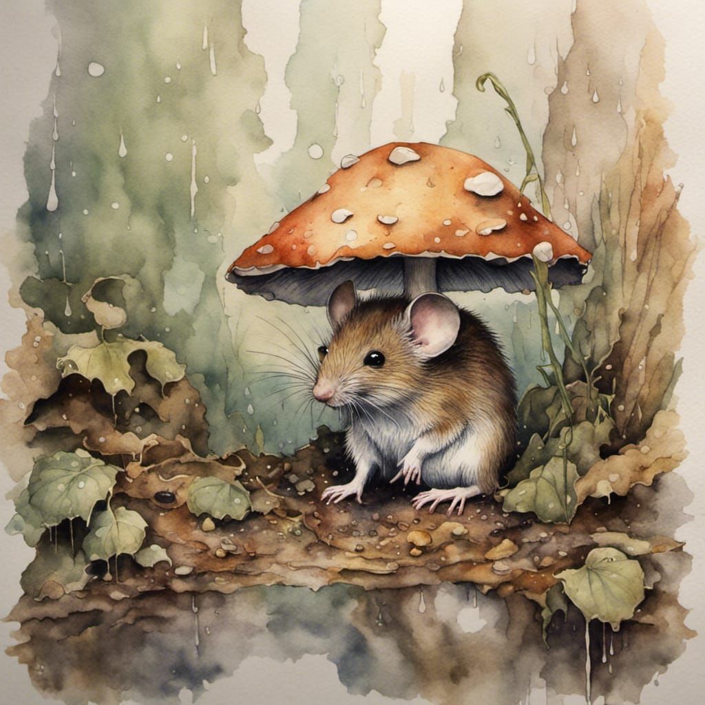 Hiding until the storm passes