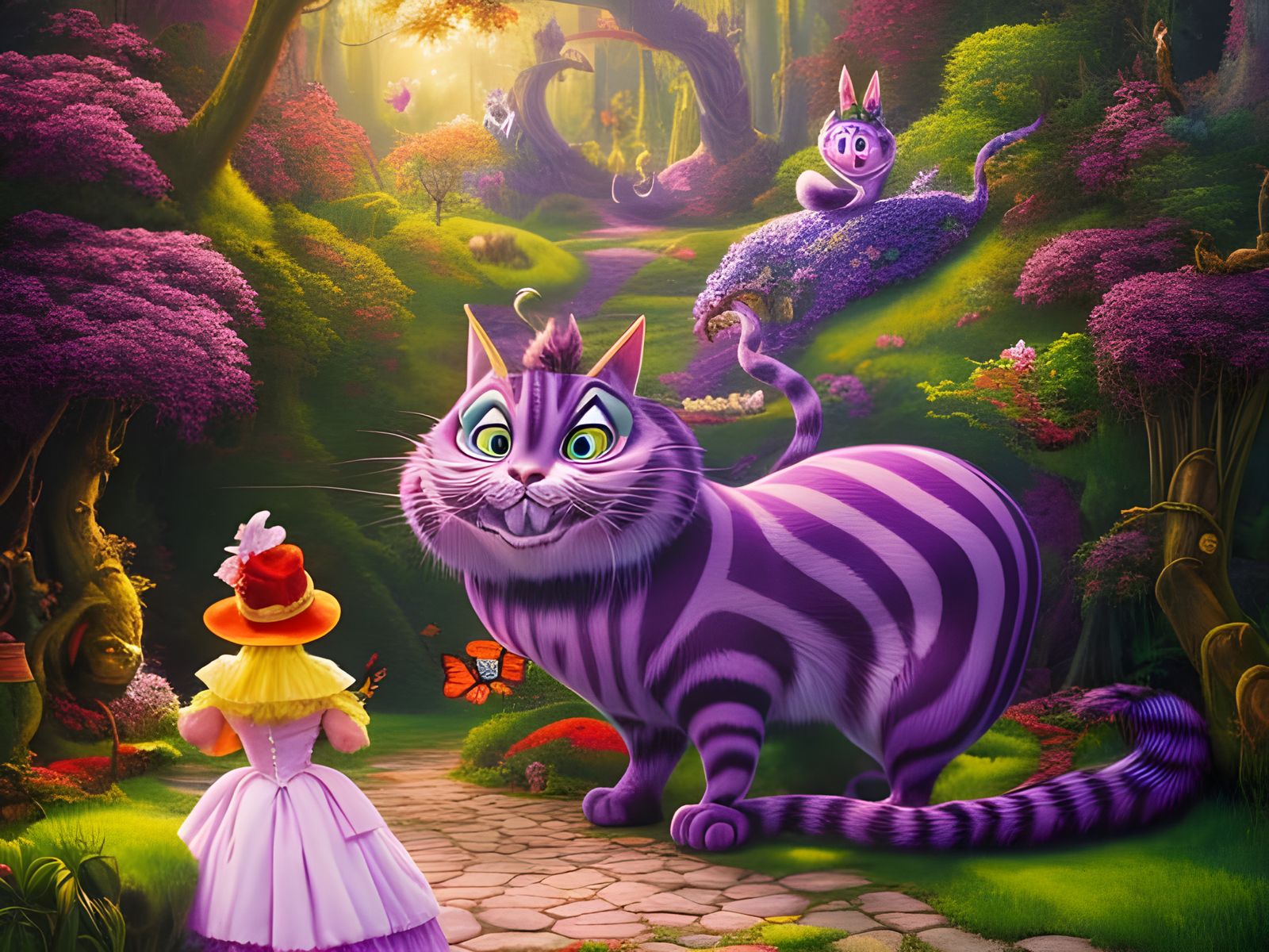 alice-in-wonderland-enchanted-forest-with-cheshire-cat-ai-generated
