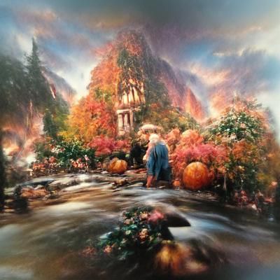 Autumn Sadness Falling Leaves Rivendell Artwork Beautiful Thomas