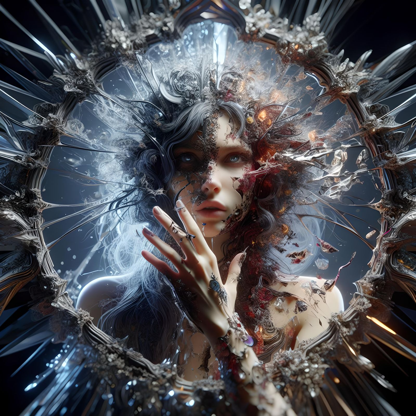 In the heart of disorder lies a silent order, where every sh...