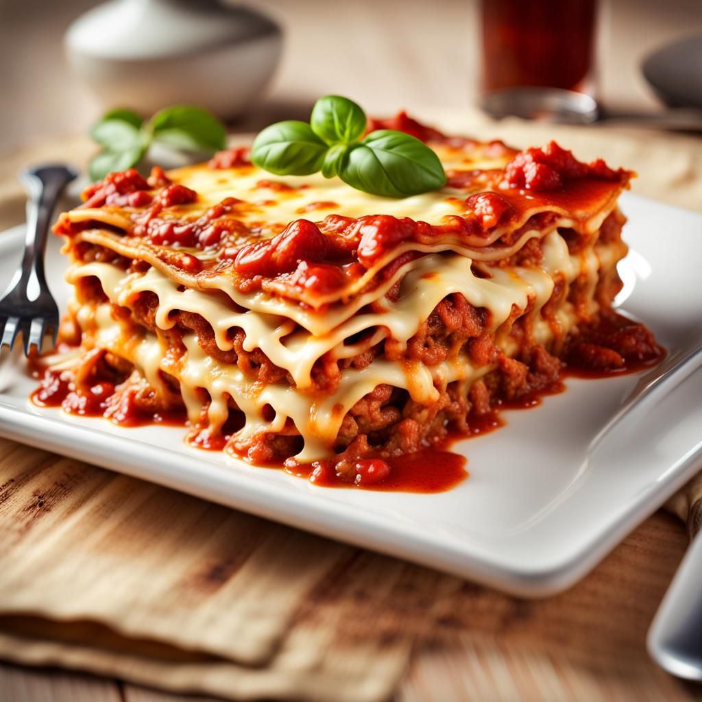 Lasagne - AI Generated Artwork - NightCafe Creator