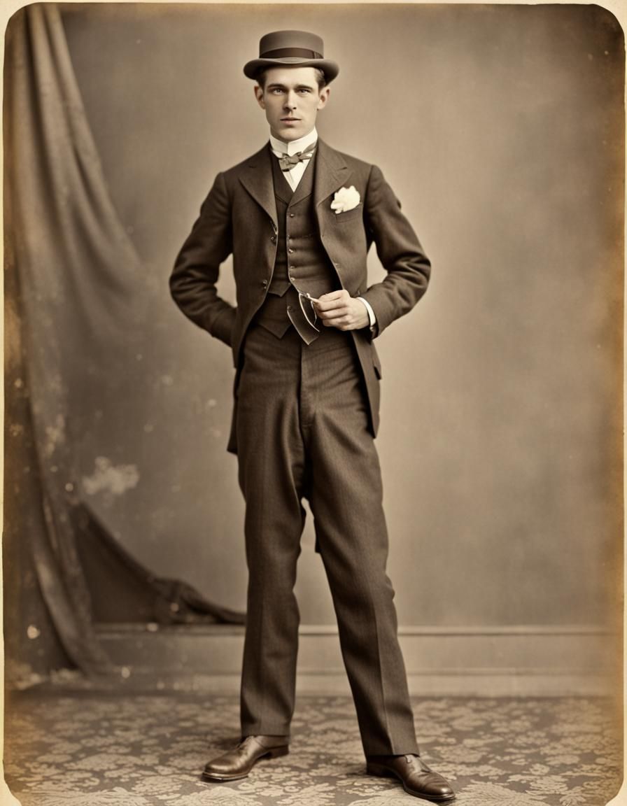 A guy in the 1920s who wore sideburns and flapping pants was called a