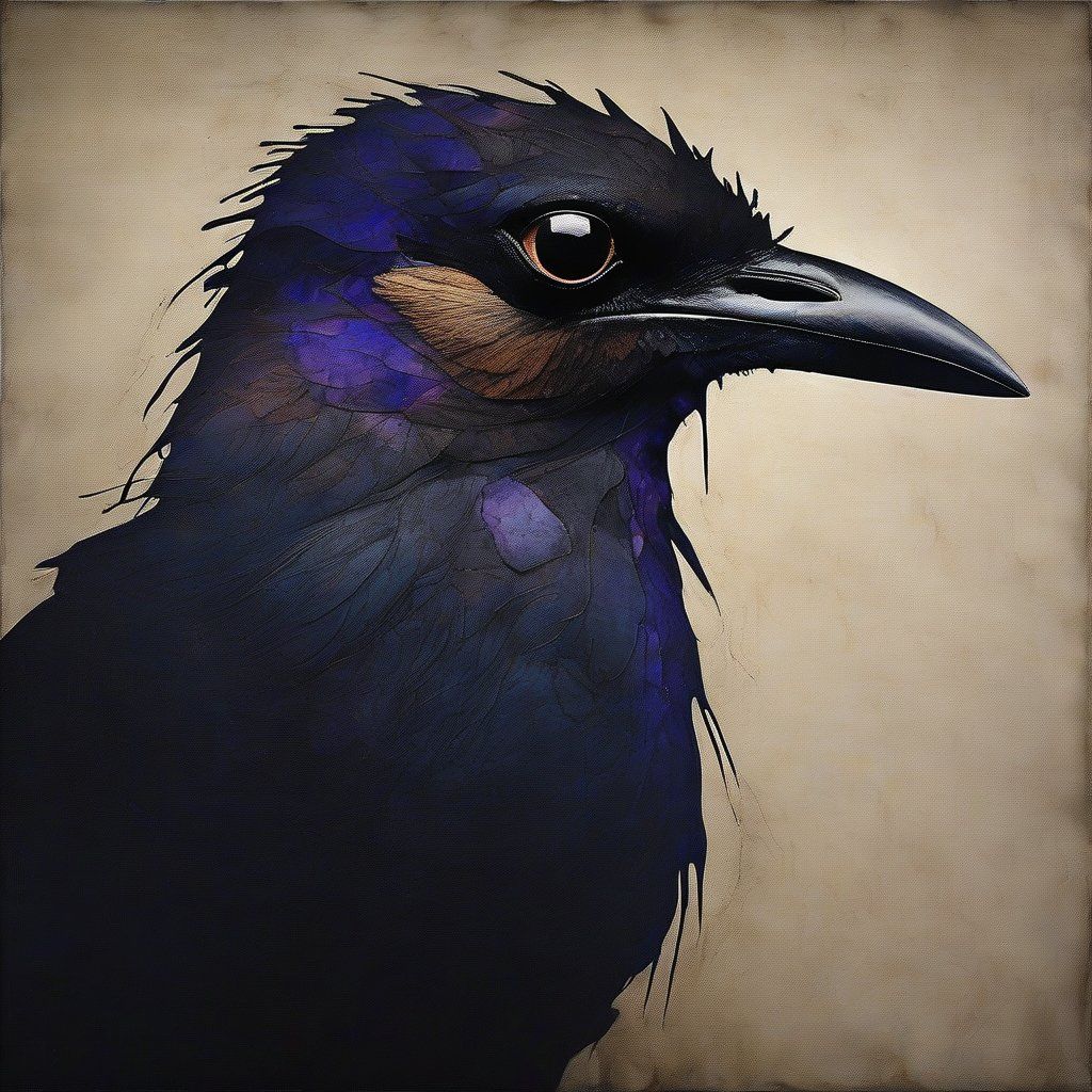 Portrait of a bird.