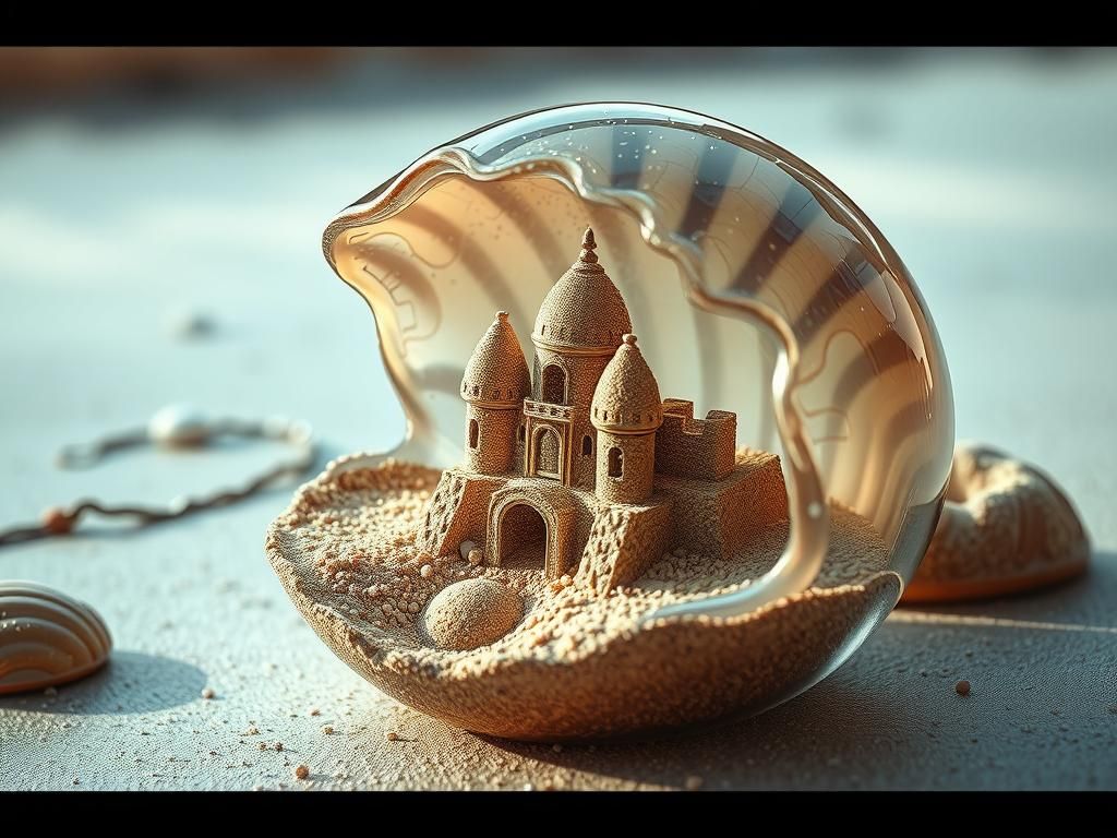 Hidden sand castle