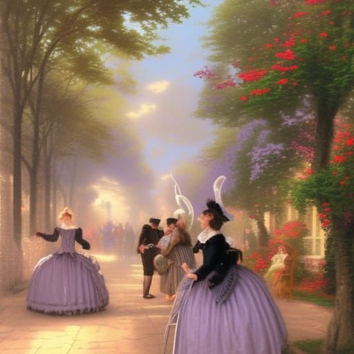 Bustles, hoop skirts, high collars, victorian