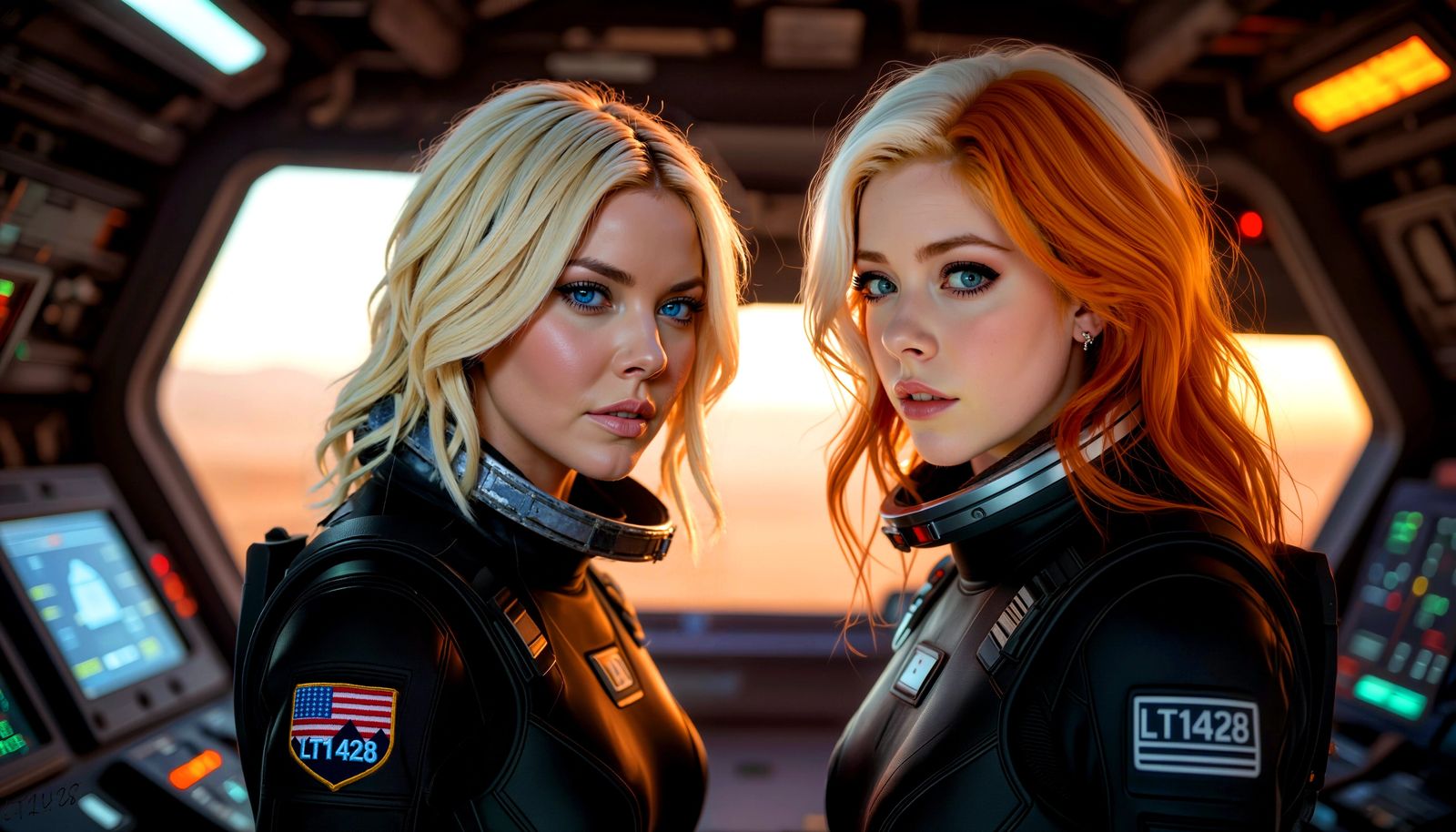 Anagene Ayers & Kaiya Zyla - Space Series