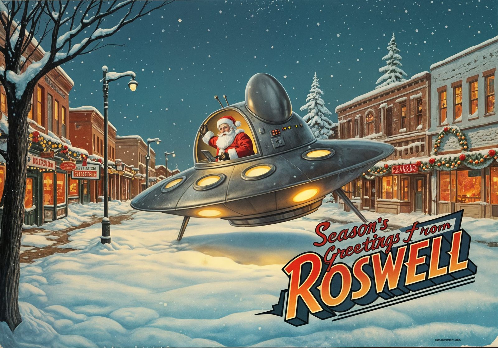 "Season's Greetings from Roswell"   by @That cinema teacher