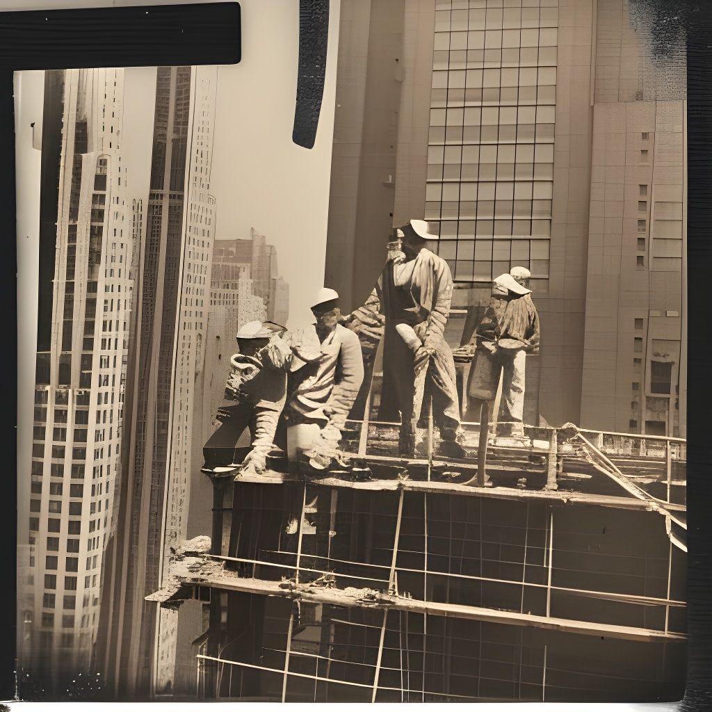 Empire State construction workers - AI Generated Artwork - NightCafe ...