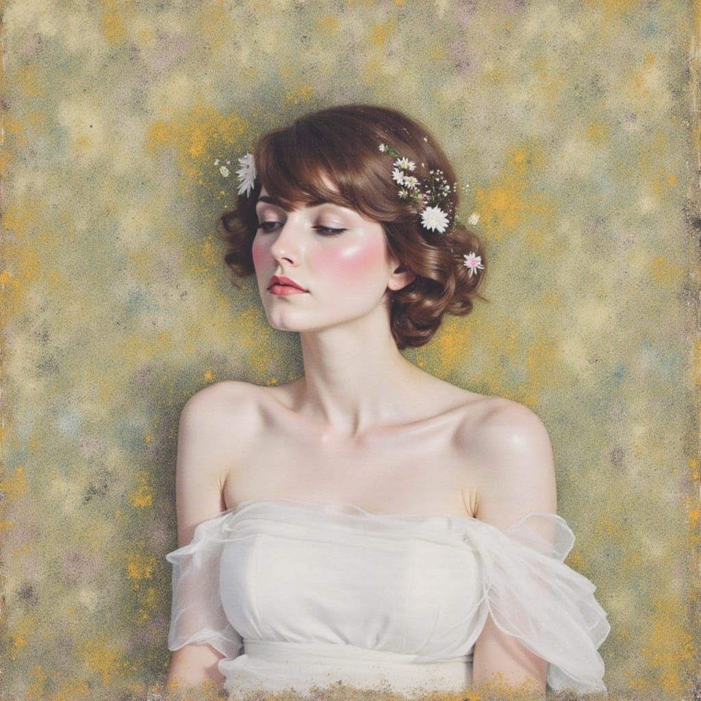 Expressive Oil Portrait of a Woman