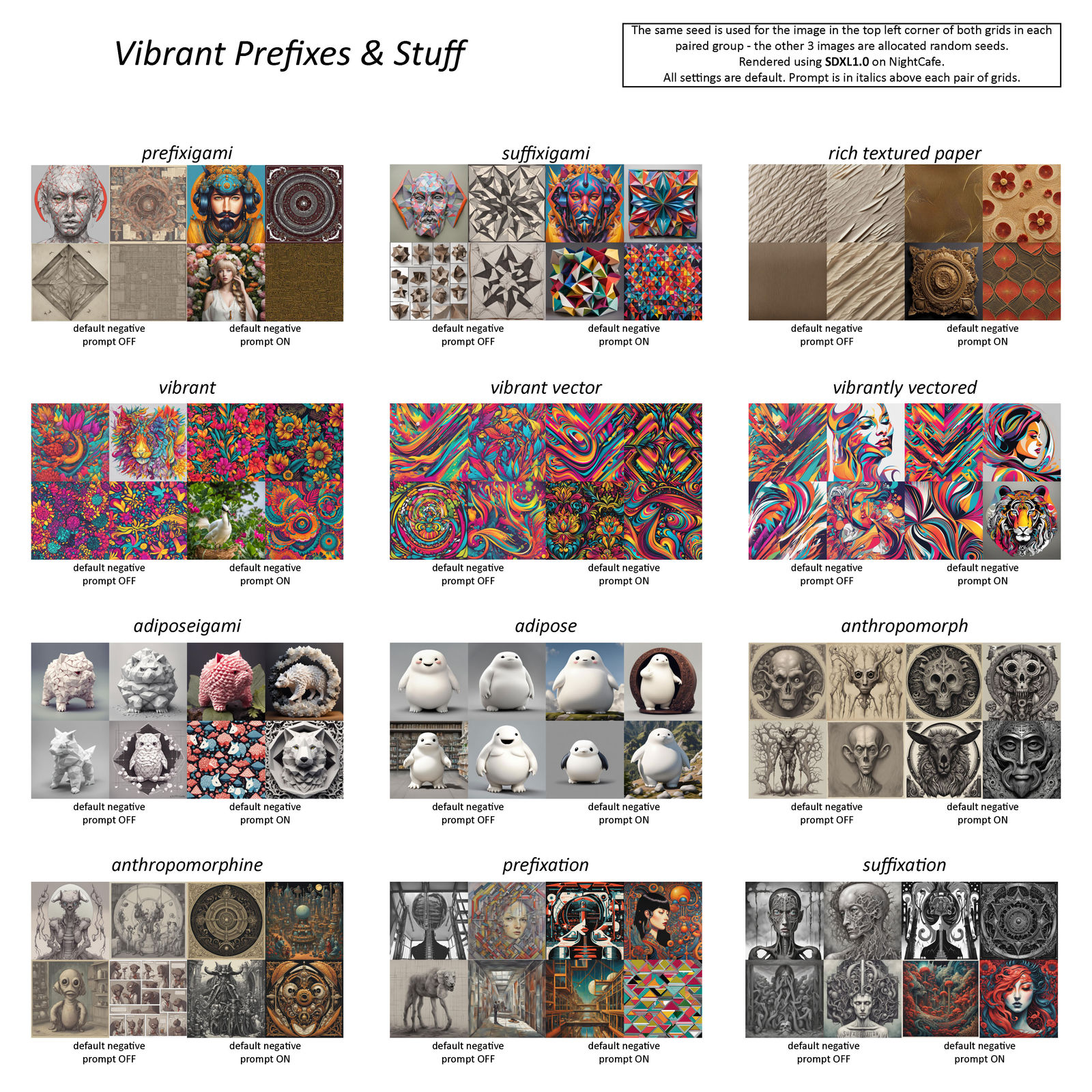 Vibrant, Prefixes & Stuff