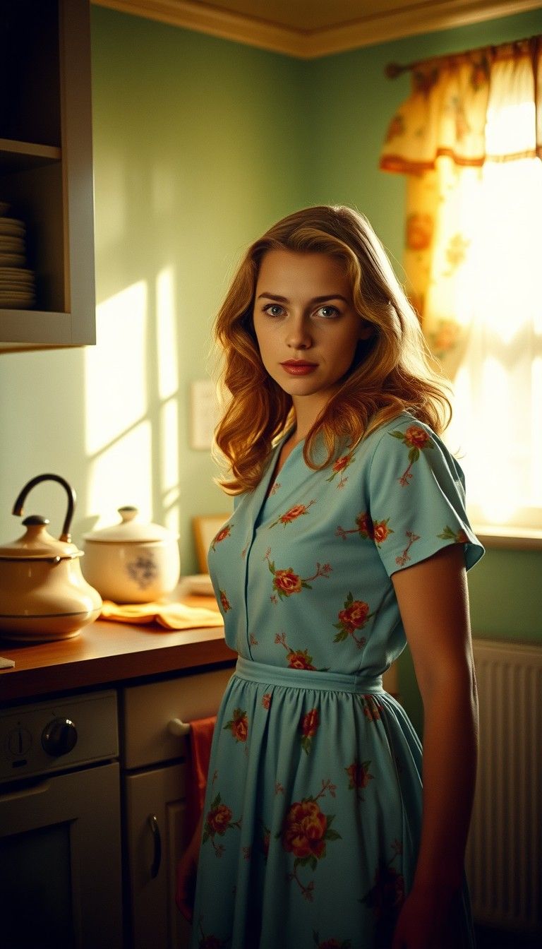 1940s beautiful young woman