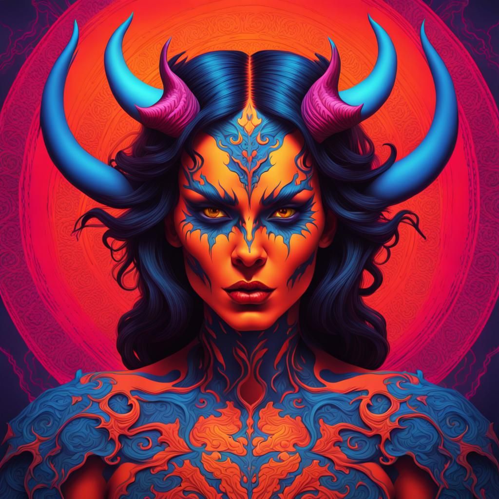 Demonic queen - AI Generated Artwork - NightCafe Creator