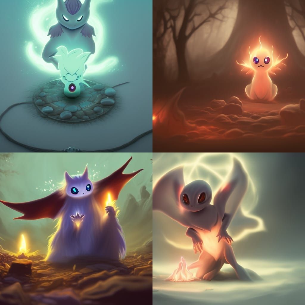 Ghost-mons - Ai Generated Artwork - Nightcafe Creator