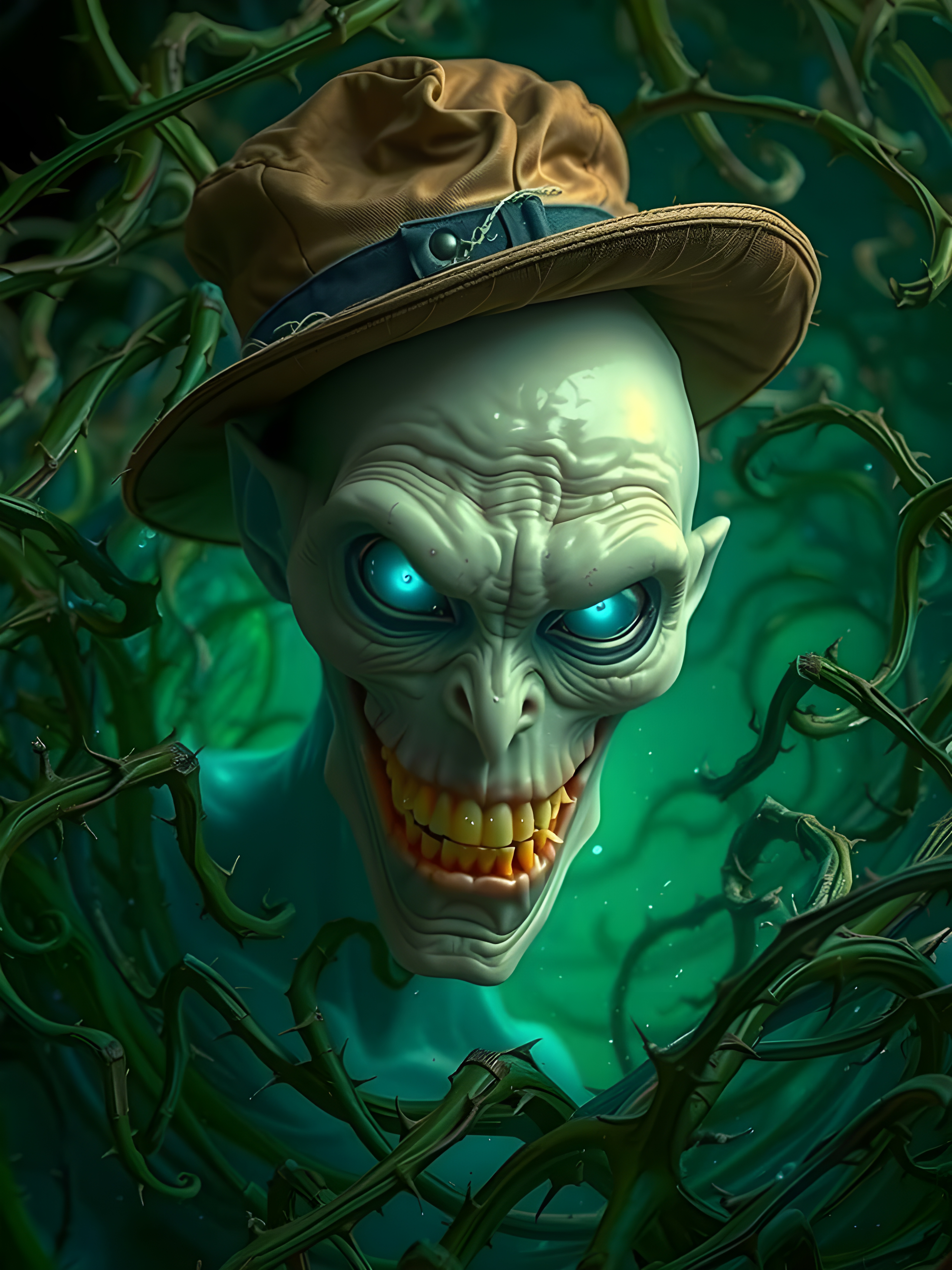 The creature in the woods - Distorted Creature Emerges from ...