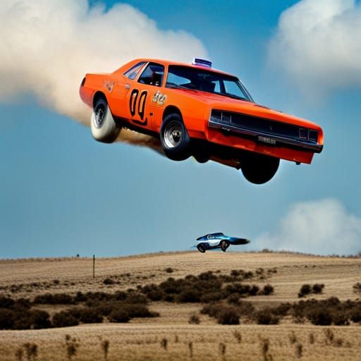 From the 1980 s the Dukes of Hazards A picture of the General Lee