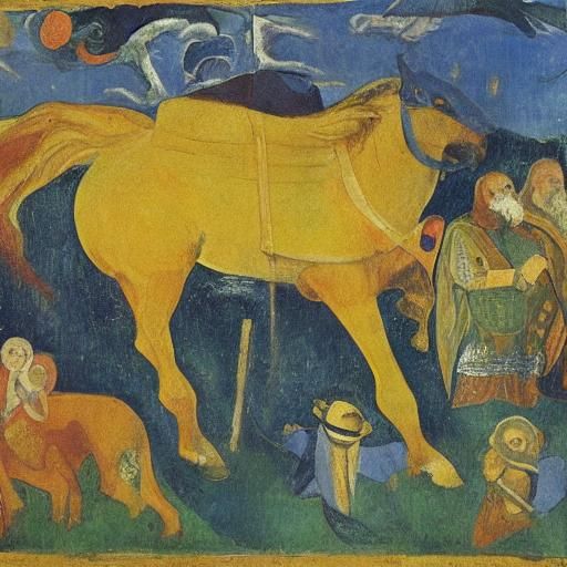 A certain horseman appeared, looked closely - the devil was ...