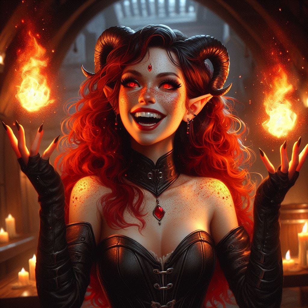 Tiefling Pyromaniac