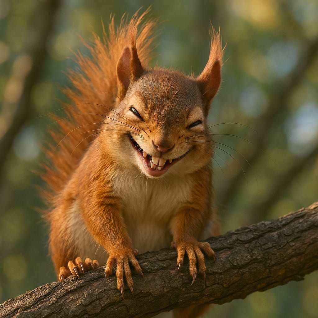 Mischievous Squirrel