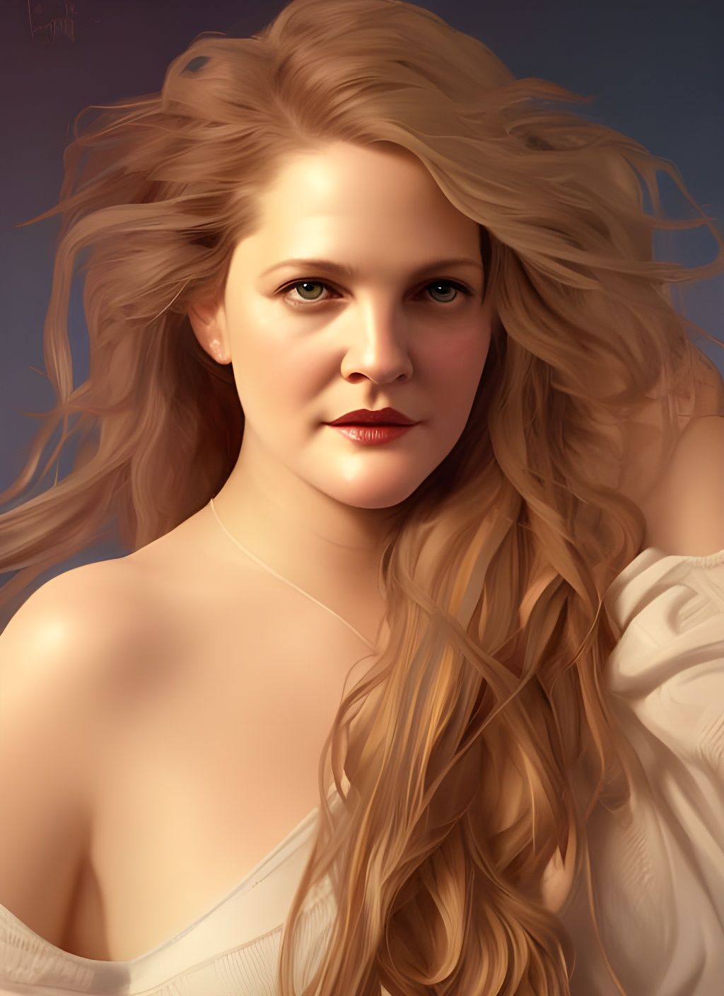 Drew Barrymore - 01 | (Eternal Beauty Series 02) - AI Generated Artwork -  NightCafe Creator