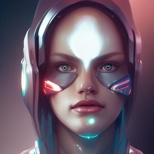 Cyborg girl - AI Generated Artwork - NightCafe Creator