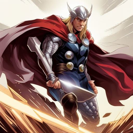 Thor - AI Generated Artwork - NightCafe Creator