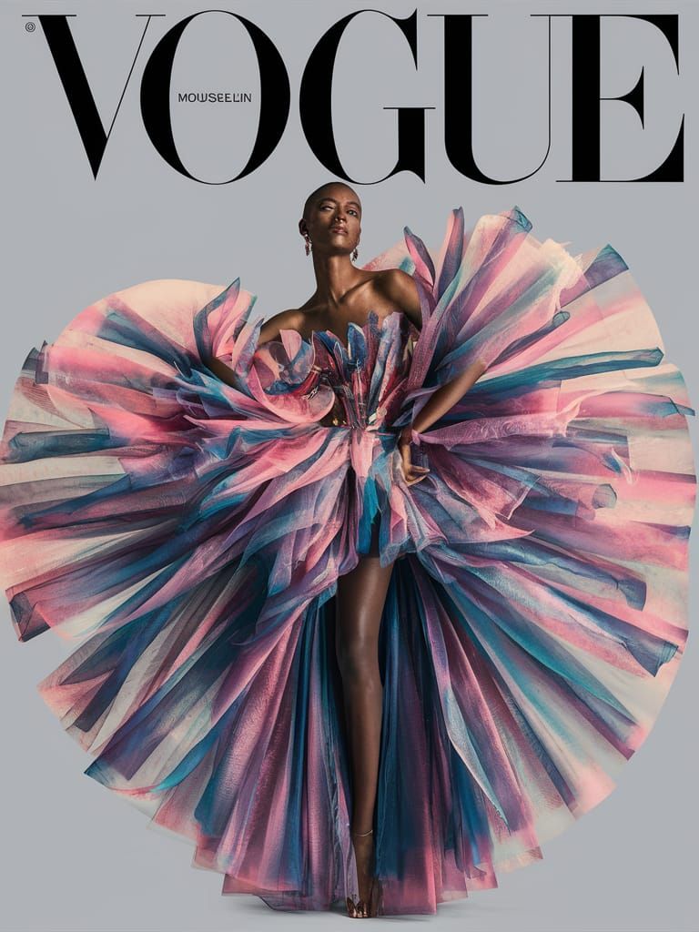  Adut Akech and Jean Paul Gouge in VOGUE  by @lauriehundersun