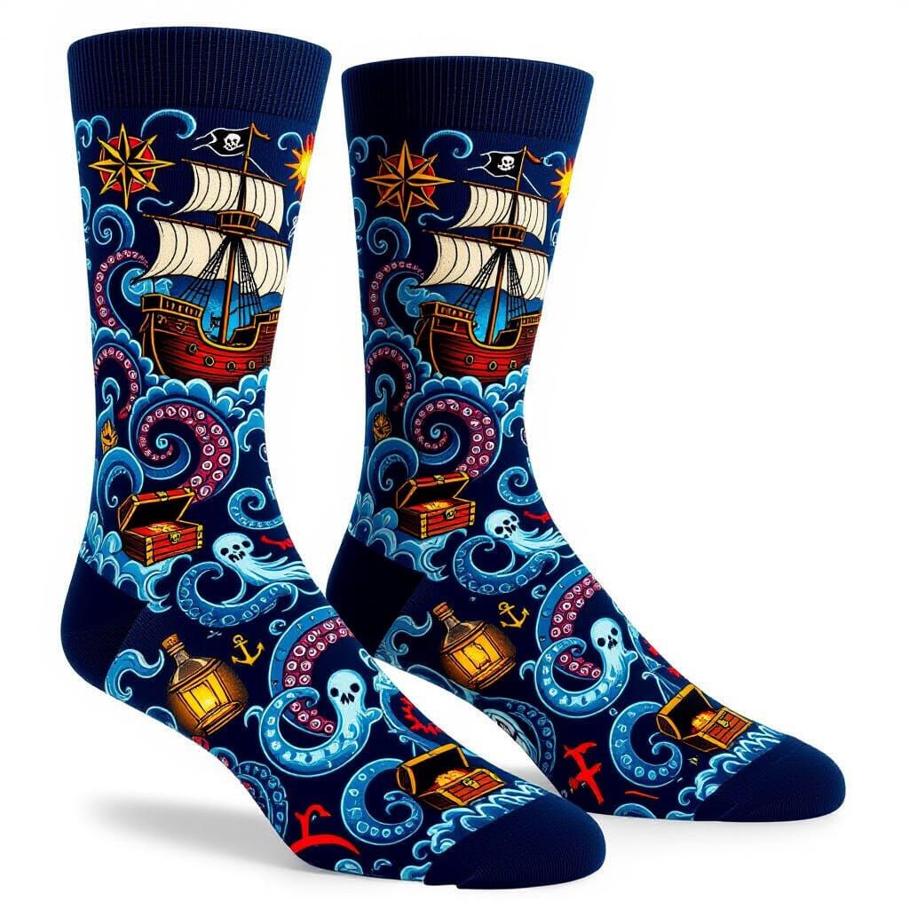 pirate socks  by @Erasmus