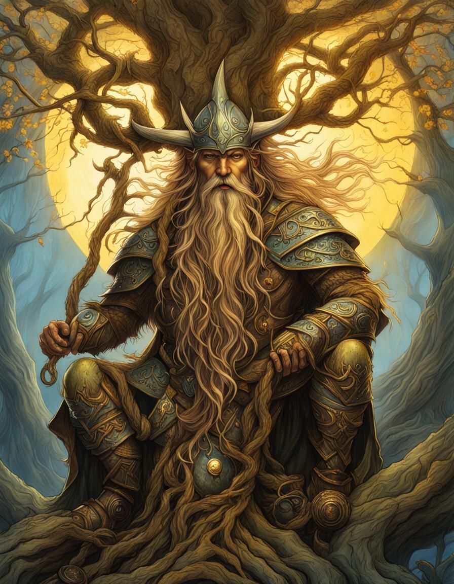 Viking tree spirit