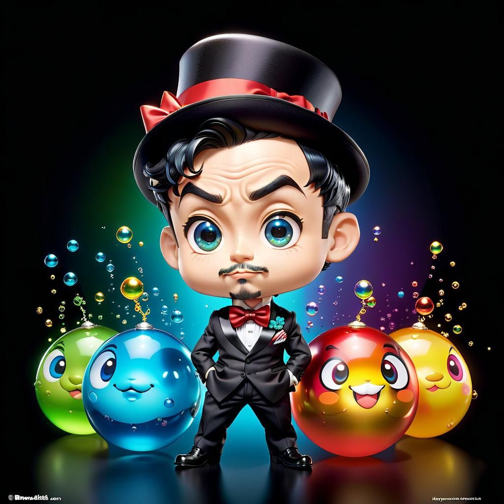 Gentleman chibi character  by @Flemming_Alfalfa_FSN