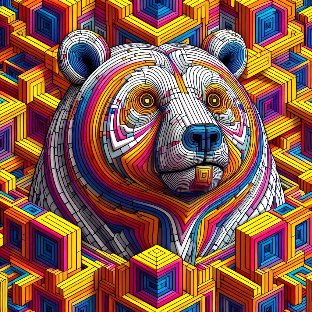 3D Projection Bear