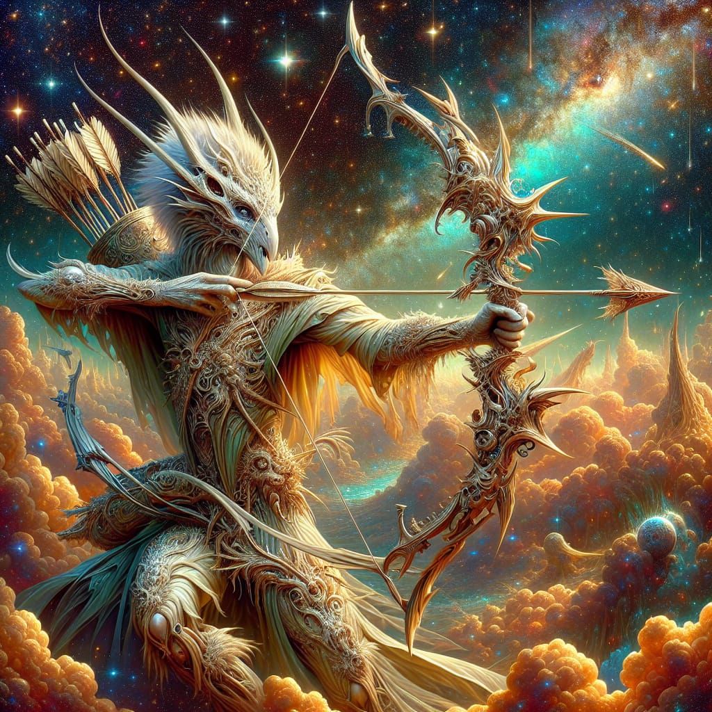 Alien Archer  by @Witchyluck