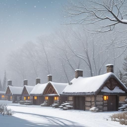 Snow White, Winter White village