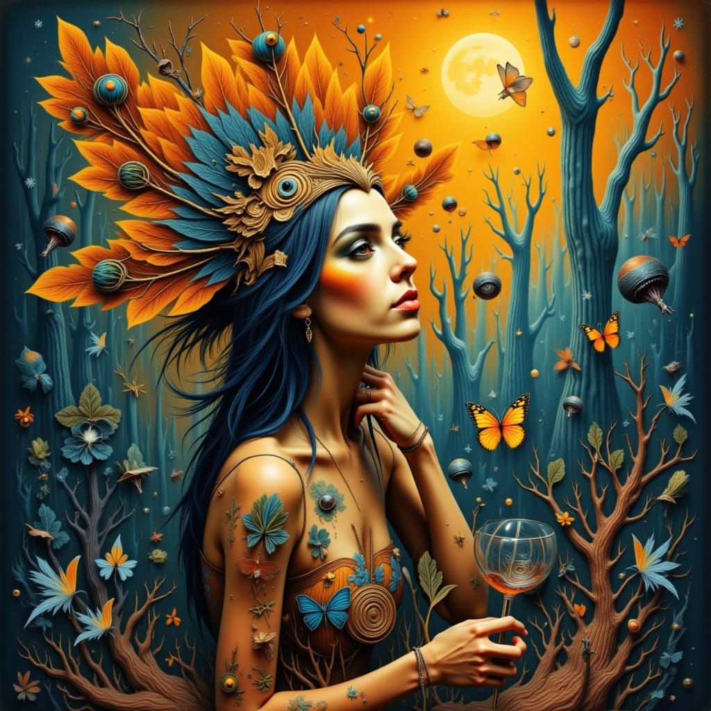 <lora:Fantasm:1.0>  Je me souviens des mouvements hésitants de mes rêves/hold tight,professional photography deep colour,warm colours,surrea...