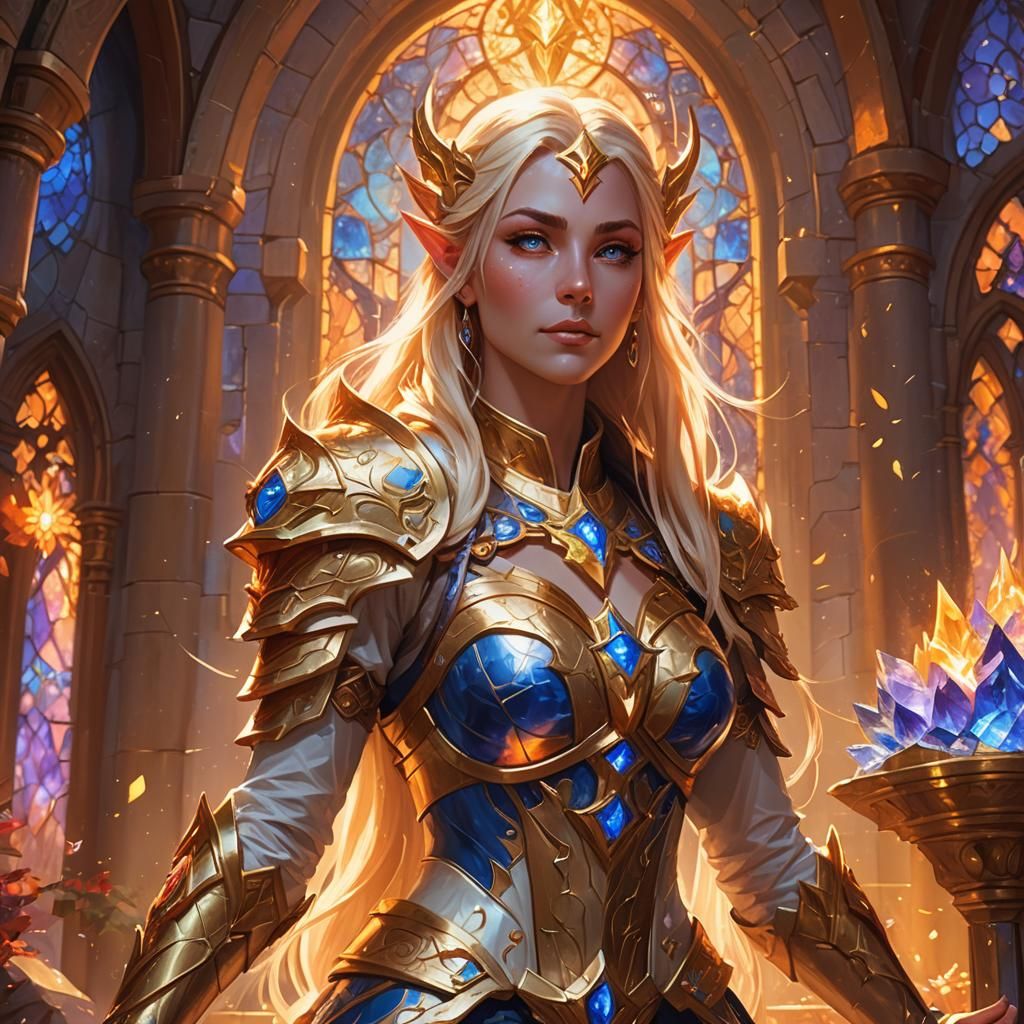 female paladin