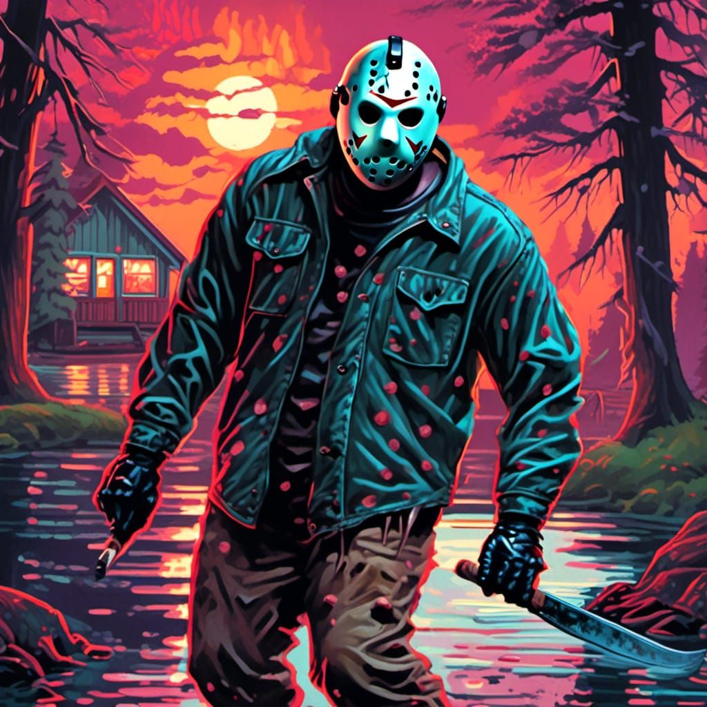 Jason Voorhees - AI Generated Artwork - NightCafe Creator