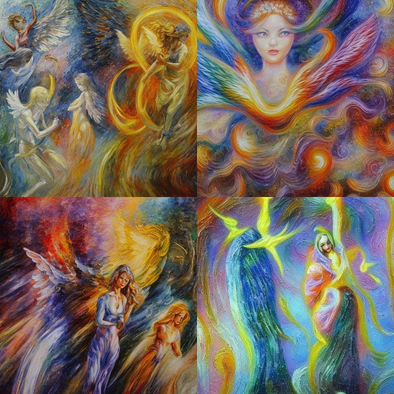 Angels of Light - AI Generated Artwork - NightCafe Creator