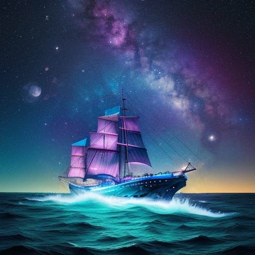 Mystical Sailboat