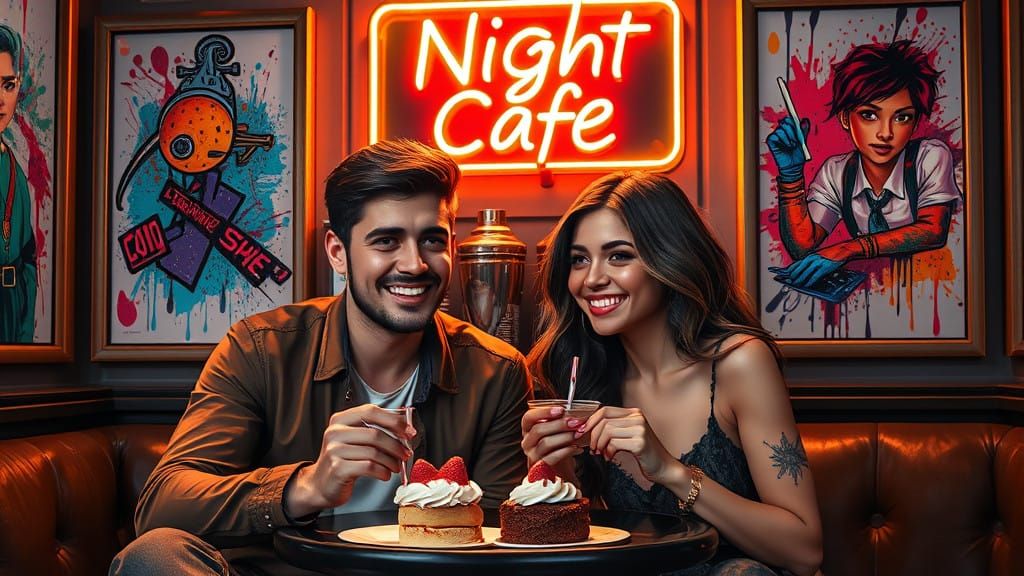Night Cafe   by @Nightmare