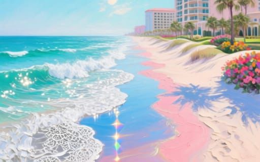 the beach (Myrtle Beach)