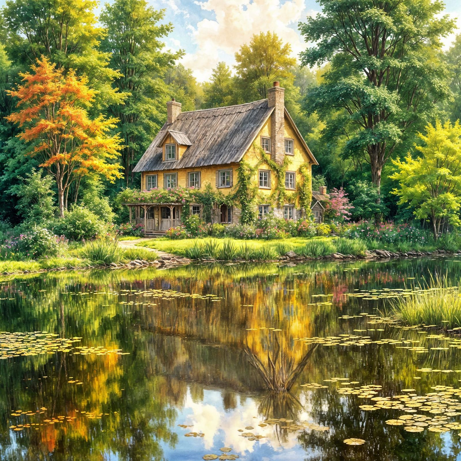 Cottage by the lake