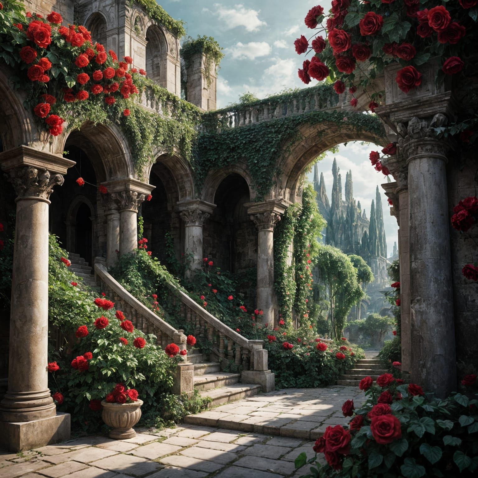 A forgotten garden 3  by @Queen274