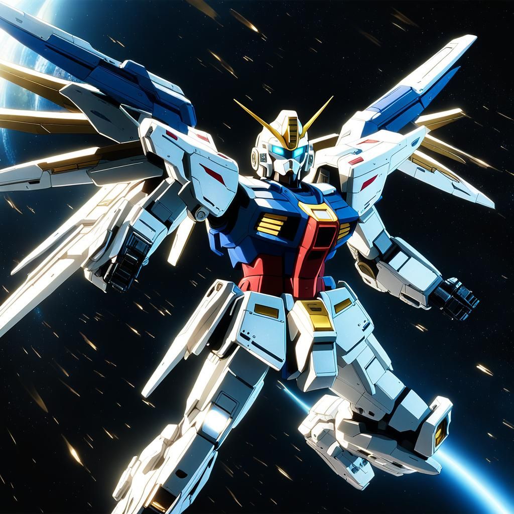 Gundam - AI Generated Artwork - NightCafe Creator