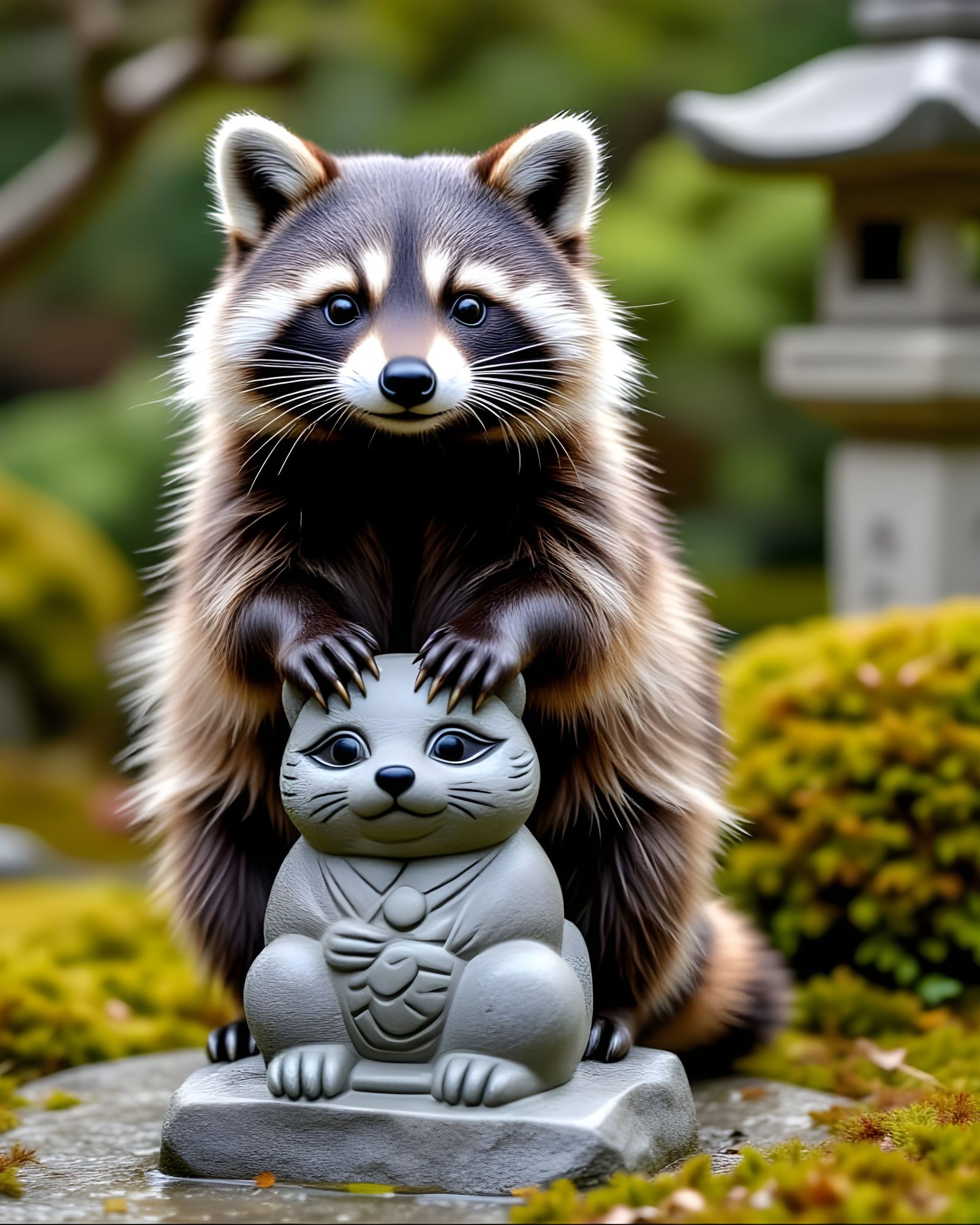Will the real Tanuki Racoon Dog please stand up!  by @Gary Murakami