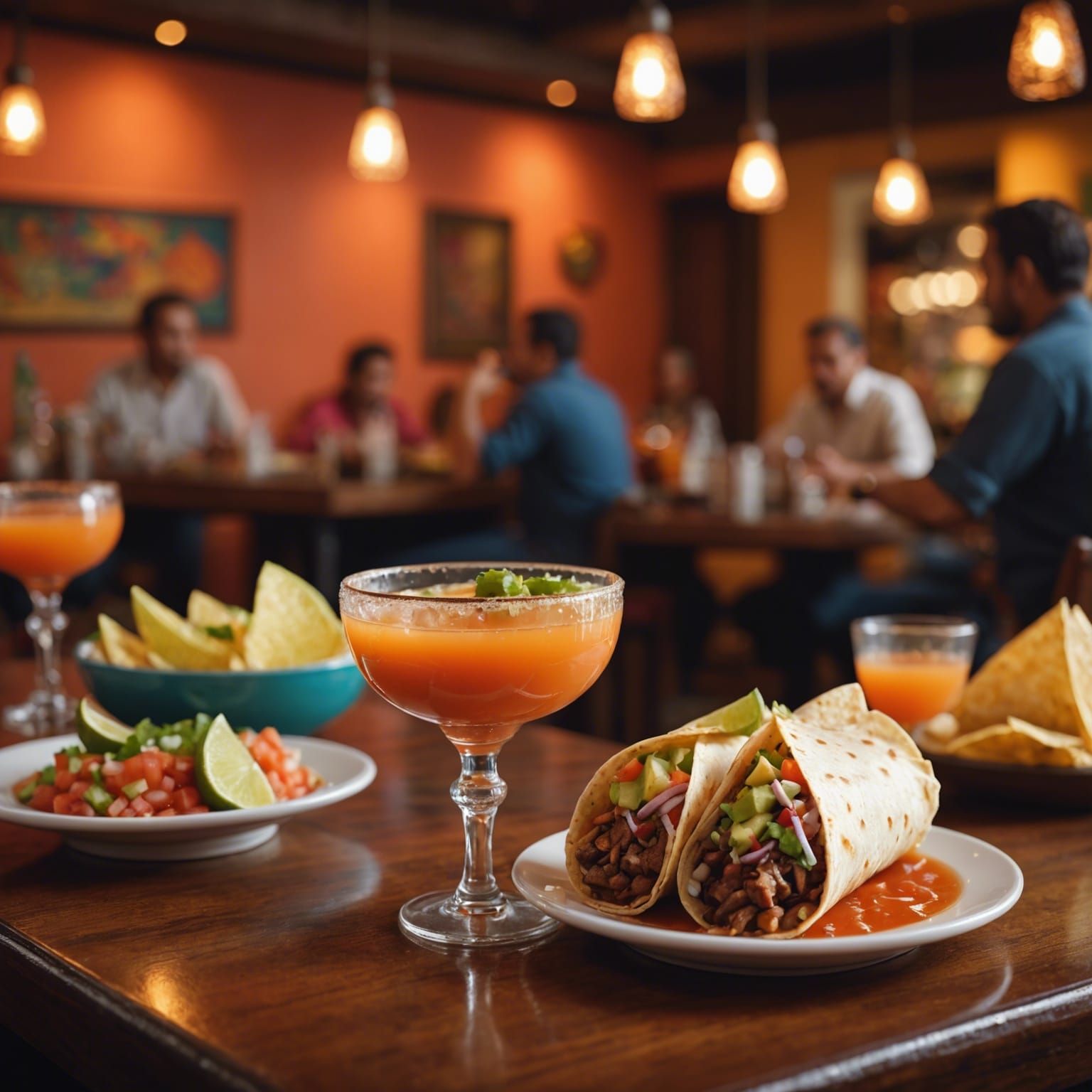 Burrito served in a mexican restaurant. guave Juice and Music 🌯🌮🇲🇽  by @Olidas