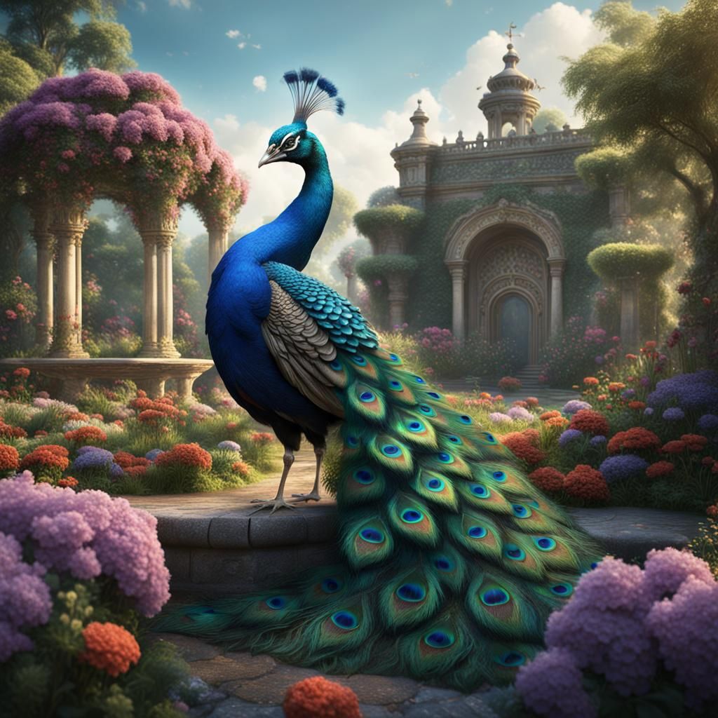 Peacock - AI Generated Artwork - NightCafe Creator