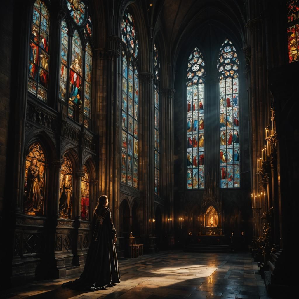 Gothic art style  by @Lady on Fire