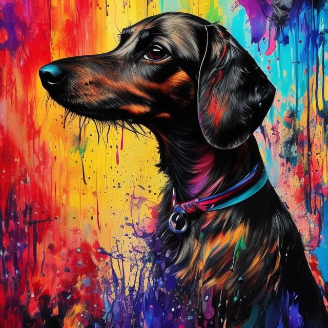 The colorful hotdog   by @Sine